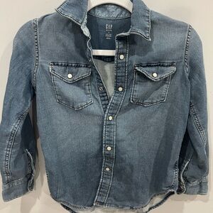 GAP Denim Button-Up Shirt